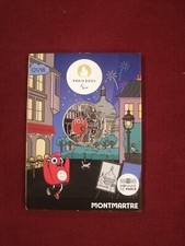 Pièce de 10 Euros Argent Jo Paris 2024  N° 1/16  Mascotte  Montmartre