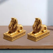 2 Pièces Sphinx Statues