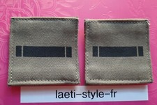 P08 2×patch scratch galon de poitrine aspirant basse visibilité armée de terre 