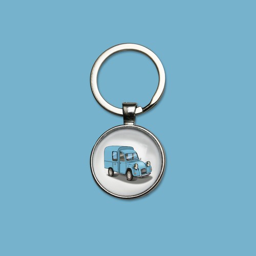 Porte clés citroën - porte-clés, 2cv