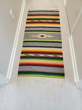 Vintage Mexican Serape Blanket