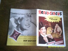 ANCIEN PROGRAMME CIRQUE  " RADIO CIRCUS "  ANNEE  1954 -  RARE  !