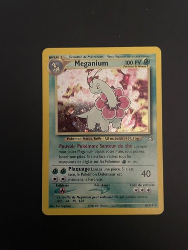 Carte pokemon meganium - pokemon,