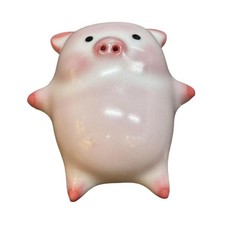 Statue de cochon en céramique