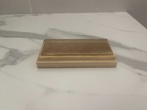 Socle bois brut - socle, pour