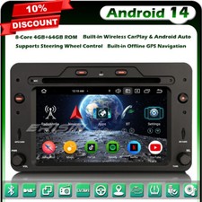 8-Core 4+64GO Android 14 Autoradio GPS DAB+ pour Alfa Romeo 159 Sportwagon Brera