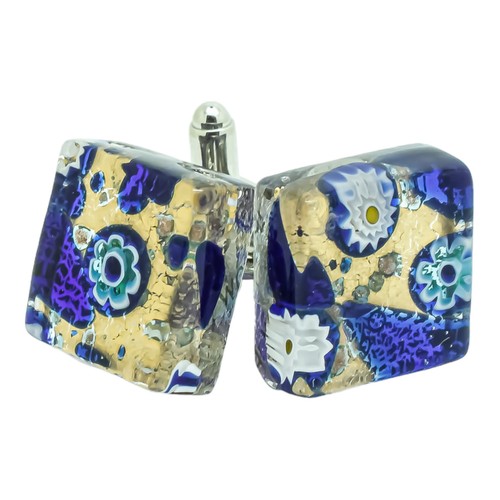 Boutons manchette verre - de, en