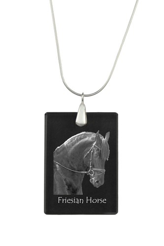 Cheval frison collier - , en