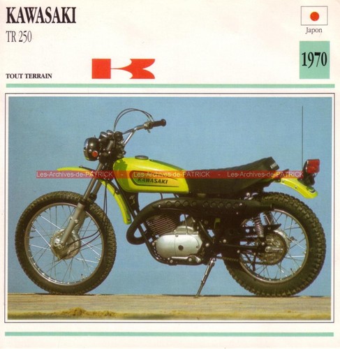 Kawasaki 250 tr250 1970 - kawasaki,