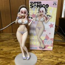 Figurine Super Sonico Summer Beach colorée Blueberry Macaron ver. Japan Import