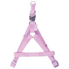 HARNAIS REGLABLE ROSE MC LEATHER 10 MM TAILLE 25/35 CM ZOLUX