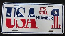 USA Its Still #1 License Plate