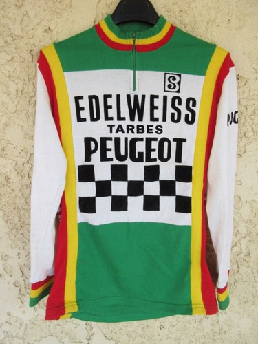 Maillot cycliste edelweiss - cycliste,