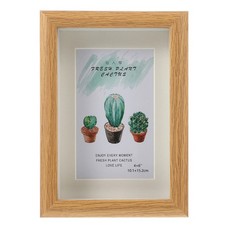 1Pc cadre photo en bois porte-spécimen créatif ornement de cadre photo