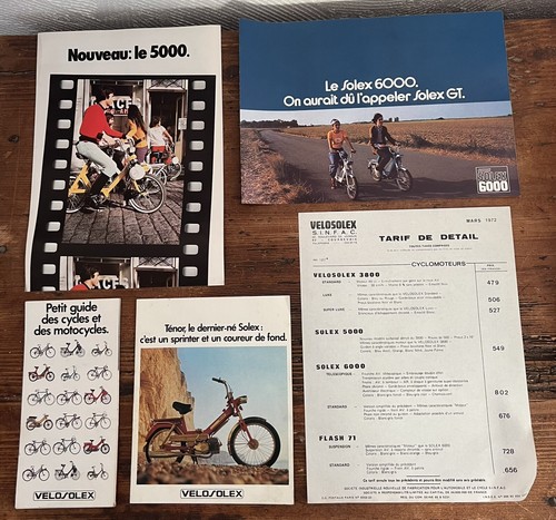 Brochure ancienne solex tenor - ancienne,