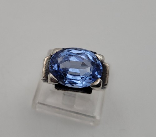 Bague vintage argent massif - vintage, &