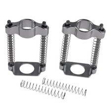 Paire de pinces à charnière de tige de vélo pliable compatible Brompton alumi