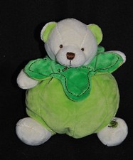 Doudou Ours Vert BABY'NAT BABYNAT Boule Fruit Pomme Fours 18 Cm Peluche TTBE