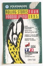 THE ROLLING STONES billet ticket concert FRANCE Paris 01/07/1995 Bon Jovi