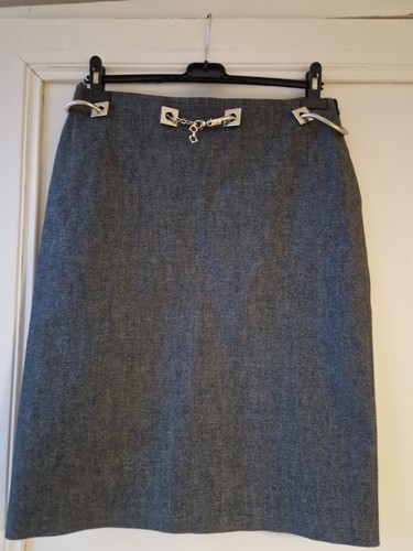 Jupe droite vintage pièce - jupe,