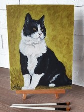 Smoking chat peinture à