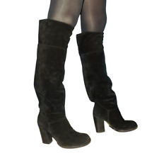 bottes a talons ASH en daim noir pointure 36 EUR