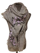 Magnifique Grande Étole 100% Cachemire Dior Jamais Porté 