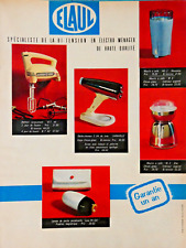 PUBLICITÉ DE PRESSE 1964 ELAUL SUPER ROBOT SÈCHE CHEVEUX BATTEUR MOULIN à CAFÉ