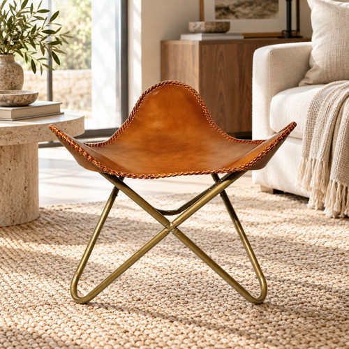 Parrys leather world ottoman - parrys,