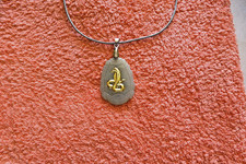Superbe pendentif en jade A sculpté à la main categorie A lot n°10