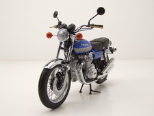 Kawasaki 900 Z1 Super 4 1972 Bleu Métallique Modèle Moto 1:12 Minichamps
