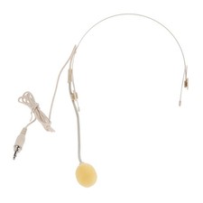 Double Tour D'oreille Casque Arrière Blectret Micro Serre-tête Prise De Type