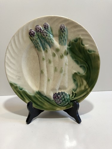 Ancienne assiette asperge - assiette, a