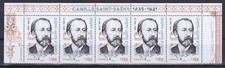 France 2021 Music compositeur composer Saint-Saens Haut de feuille MNH**
