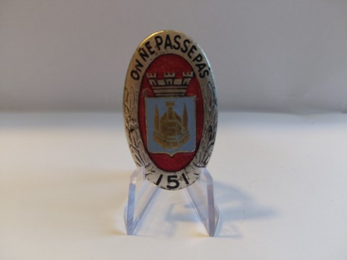 Insignes 151e régiment - du,