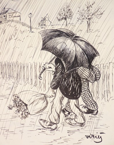 Grand dessin original - , de