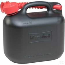 Jerrycan Bidon 5 L Noir avec bec verseur 