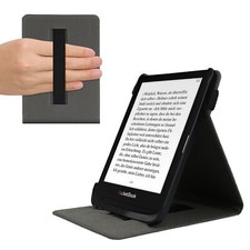 Étui rabattable en simili cuir pour Pocketbook Touch Lux 4 5 Touch HD 3 Color 