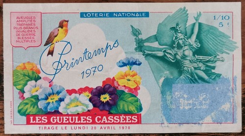 Billet loterie nationale - , 1970