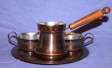 Service à café en cuivre