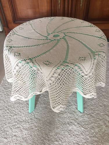 Ancienne nappe blanche - , faite