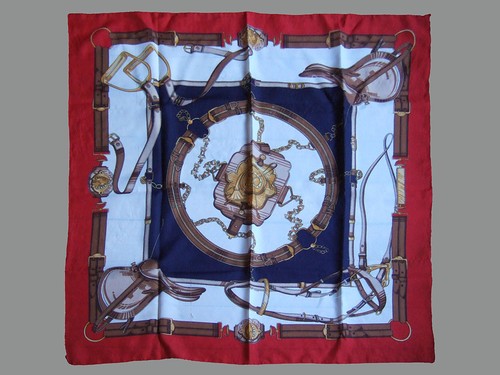 Foulard vintage motifs - foulard, vintage,