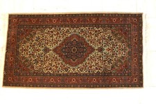 tapis turc fait main noué LADIK - 1,56 x 0,9 m - état neuf