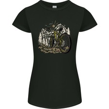 T-Shirt Femme Coupe Petite VTT Vélo Cyclisme Cycliste