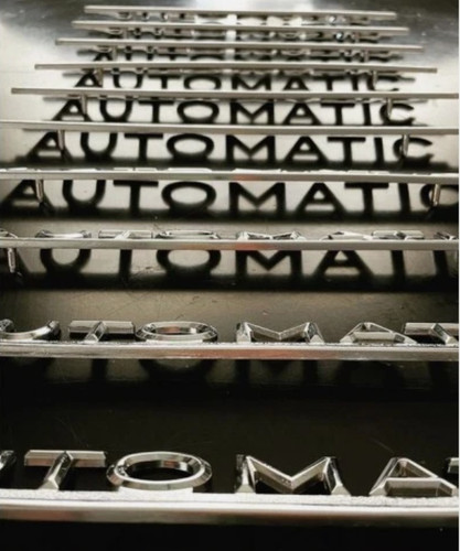 Trunk automatic emblem - automatic, logo