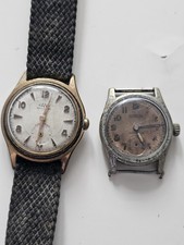 Lot De 2 Montres Mecanique Suisse Military WW2 Zand Et Kingston Fonctionne