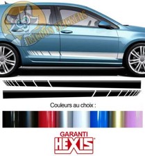 2 BANDES BAS DE CAISSE DECORATION POUR VW GOLF 7 AUTOCOLLANT STICKER BD573N-75