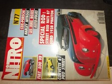 ** Revue Nitro n°77 Fiat 500 V8 / Corvette 61 Pro street / VW 1303 German Look