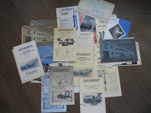 Gros lot brochures pompes - lot, de