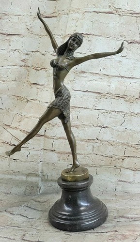 Art déco bronze - art, signé